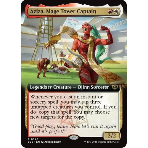 Aziza, Mage Tower Captain (Extended Art) - SOS