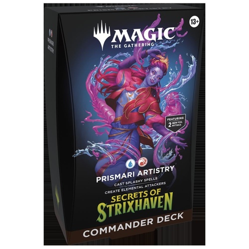 PREORDER Magic Secrets of Strixhaven - Commander Deck - Prismari Artistry