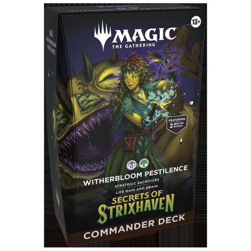 PREORDER Magic Secrets of Strixhaven - Commander Deck - Witherbloom Pestilence