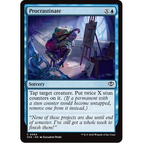 Procrastinate FOIL - SOS