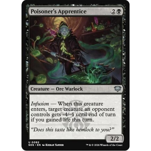 Poisoner's Apprentice FOIL - SOS