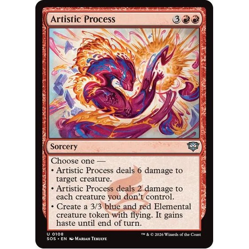 Artistic Process FOIL - SOS