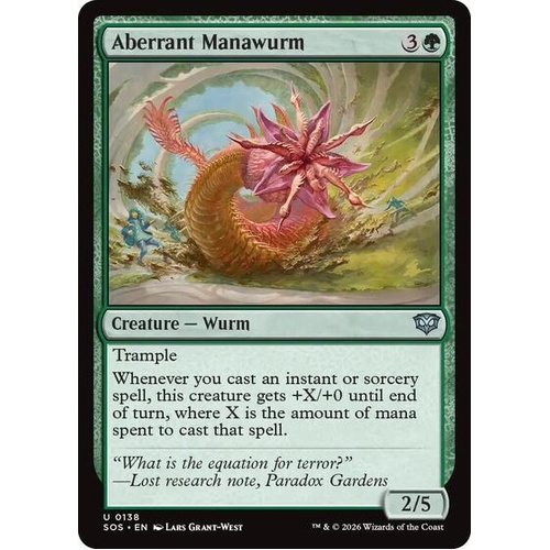 Aberrant Manawurm FOIL - SOS