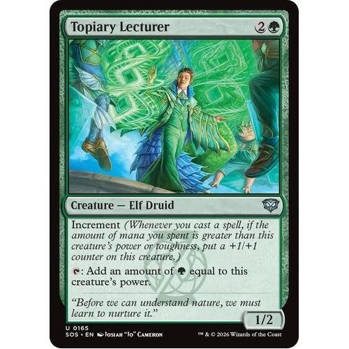 Topiary Lecturer FOIL - SOS