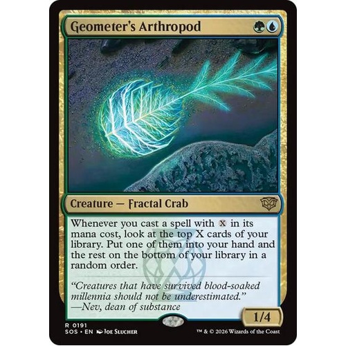 Geometer's Arthropod FOIL - SOS