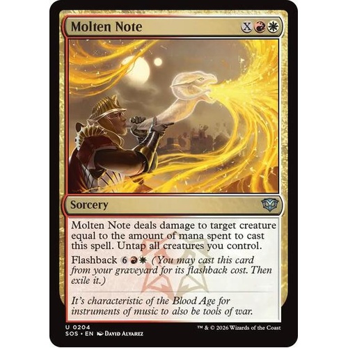 Molten Note FOIL - SOS
