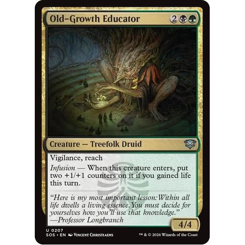Old-Growth Educator FOIL - SOS