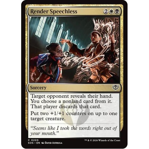 Render Speechless FOIL - SOS