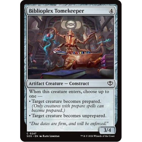 Biblioplex Tomekeeper FOIL - SOS