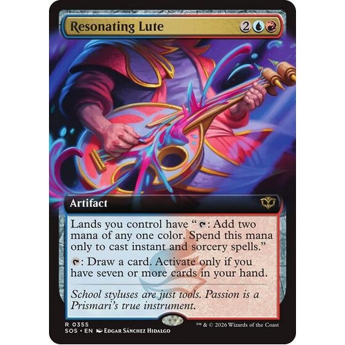 Resonating Lute (Extended Art) FOIL - SOS