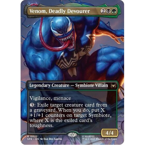 Venom, Deadly Devourer (Borderless) - SPE