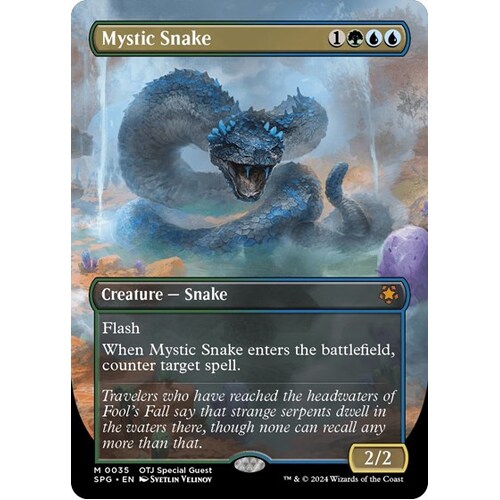 Mystic Snake (Borderless) FOIL - SPG