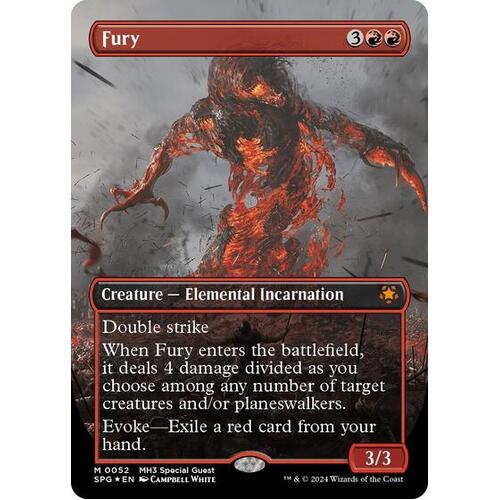 Fury (Borderless) (Textured Foil) FOIL - SPG