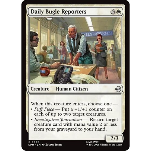 PREORDER Daily Bugle Reporters - SPM