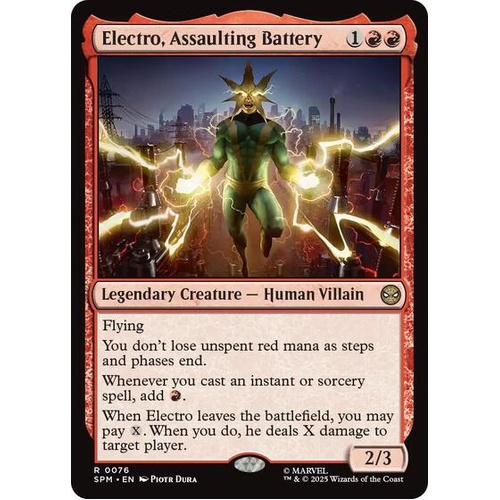 Electro, Assaulting Battery - SPM