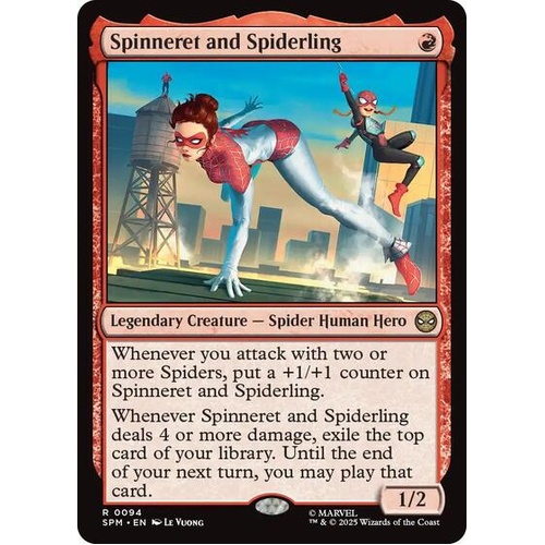 Spinneret and Spiderling - SPM