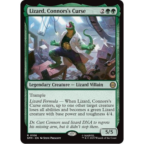 Lizard, Connors's Curse - SPM
