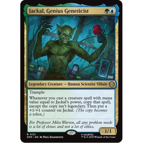 Jackal, Genius Geneticist - SPM