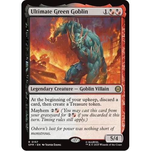 PREORDER Ultimate Green Goblin - SPM