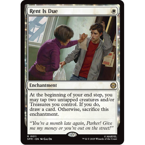 Rent Is Due FOIL - SPM