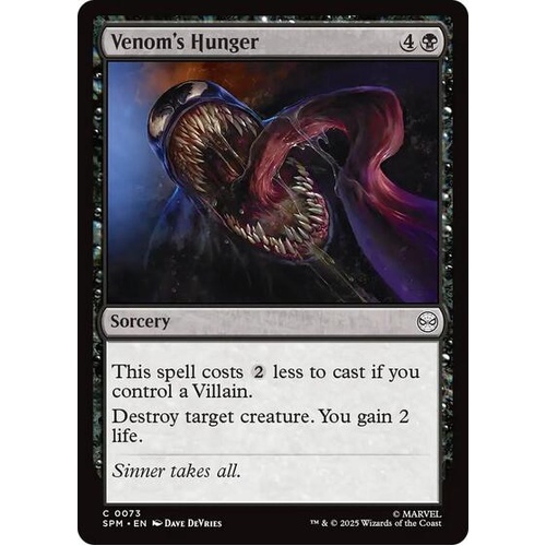 Venom's Hunger FOIL - SPM