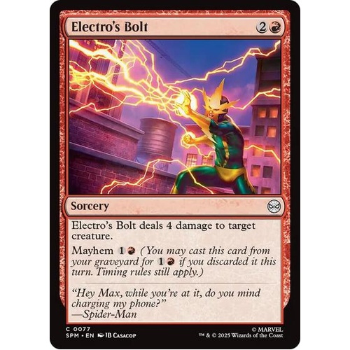 Electro's Bolt FOIL - SPM
