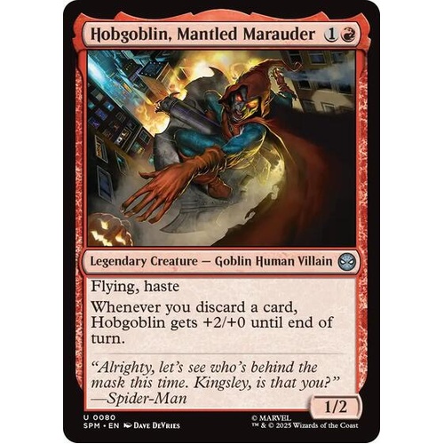 PREORDER Hobgoblin, Mantled Marauder FOIL - SPM