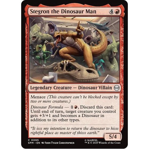 Stegron the Dinosaur Man FOIL - SPM