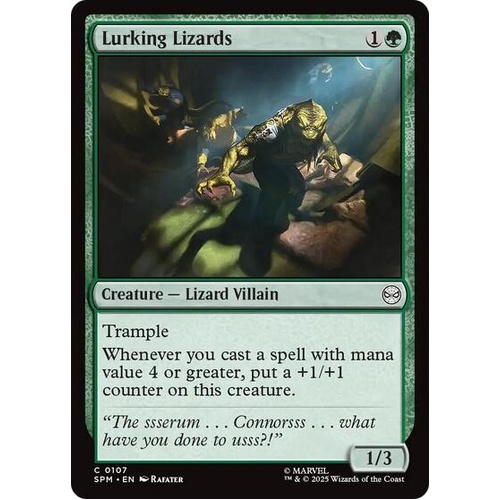 Lurking Lizards FOIL - SPM