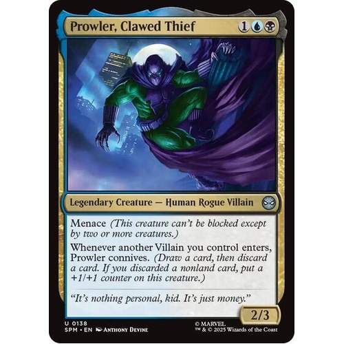 Prowler, Clawed Thief FOIL - SPM