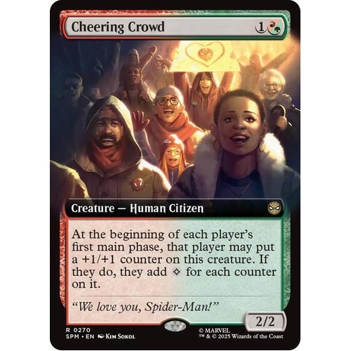 Cheering Crowd (Extended Art) FOIL - SPM
