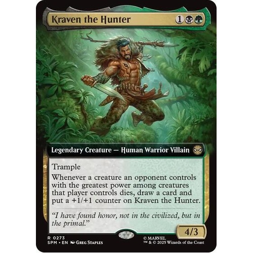 Kraven the Hunter (Extended Art) FOIL - SPM