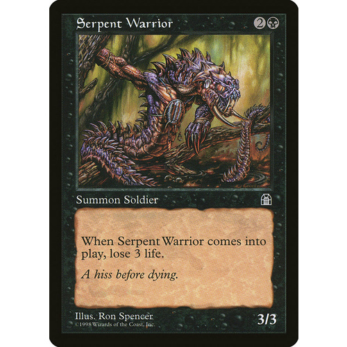 Serpent Warrior - STH