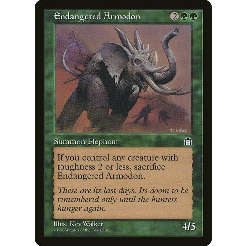 Endangered Armodon - STH