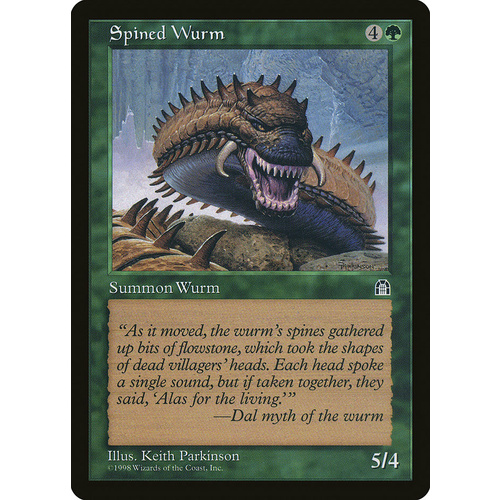 Spined Wurm - STH