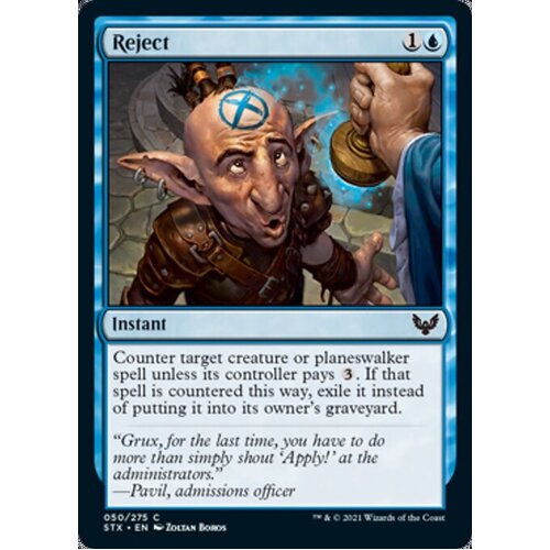 Reject - STX
