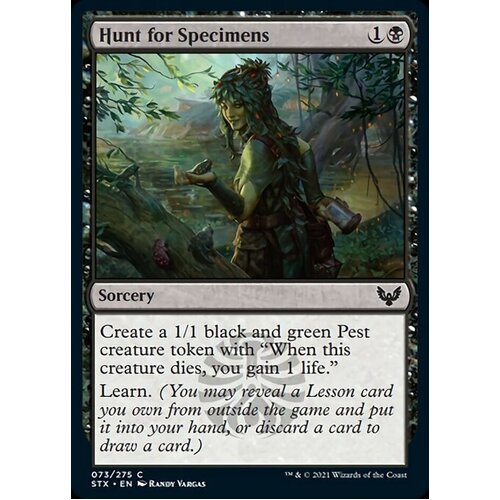 Hunt for Specimens - STX