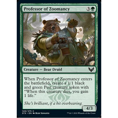 Professor of Zoomancy - STX
