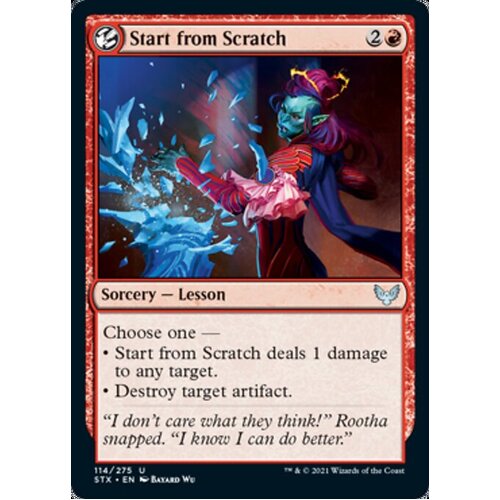 Start from Scratch FOIL - STX