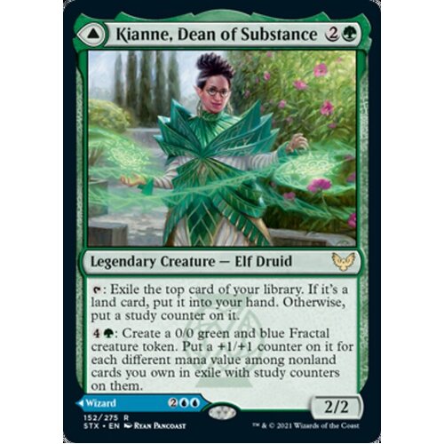Kianne, Dean of Substance // Imbraham, Dean of Theory FOIL - STX