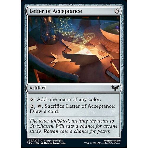 Letter of Acceptance FOIL - STX
