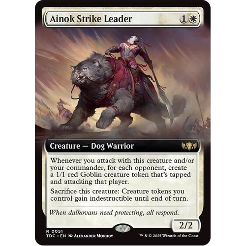 Ainok Strike Leader (Extended Art) - TDC