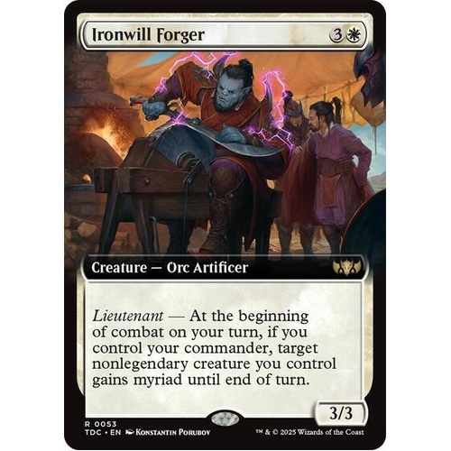 Ironwill Forger (Extended Art) - TDC