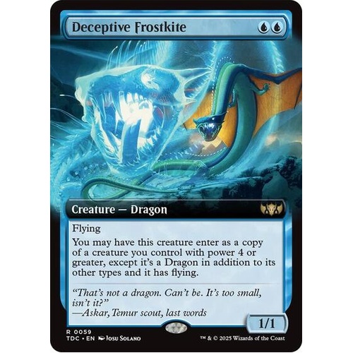 Deceptive Frostkite (Extended Art) - TDC