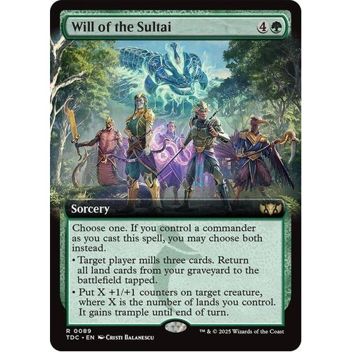 Will of the Sultai (Extended Art) - TDC