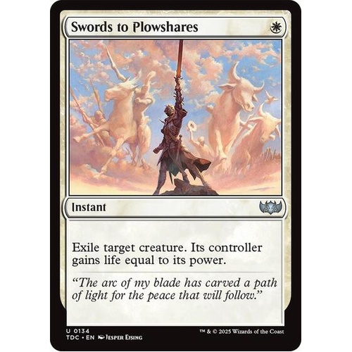 Swords to Plowshares - TDC