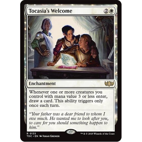 Tocasia's Welcome - TDC