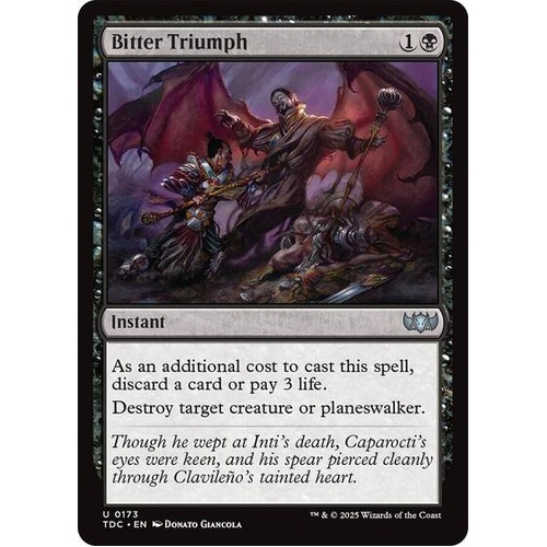 Bitter Triumph - TDC