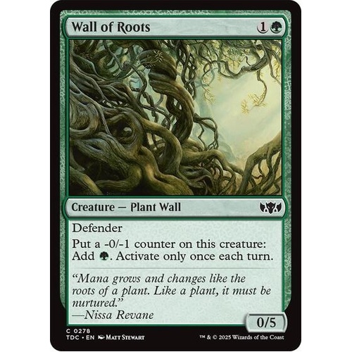 Wall of Roots - TDC
