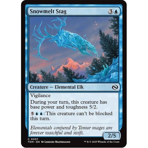 Snowmelt Stag - TDM